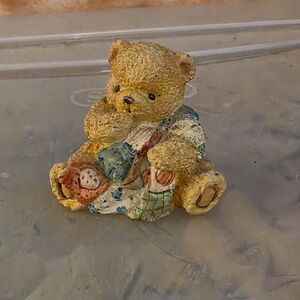 Colorful Ceramic Bear Figurine